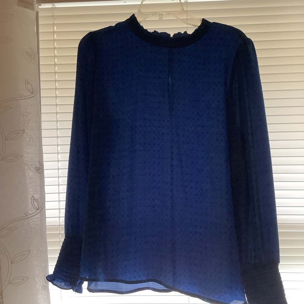 Classy Blue Blouse